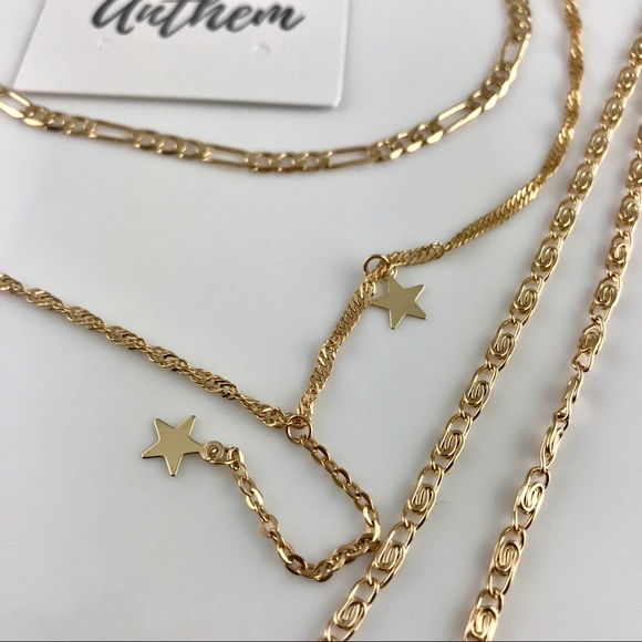 3 for $25✨star waterfall choker layer necklace - Picture 5 of 8